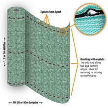 Load image into Gallery viewer, Yuzet Debris Netting Scaffold Sheeting Garden Allotments Screen Windbreak