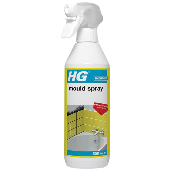 HG Mould Spray, Effective Mould Spray & Mildew Cleaner, Removes Mouldy Stains 500ml