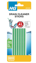 Load image into Gallery viewer, HG Drain Unblocker, Drain Sticks, Powerful Cleaner, Sink Unblocker, pack of 6