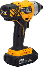Load image into Gallery viewer, JCB 18V COMBI DRILL - JCB 18V COMBI DRILL 1X 2.0AH 2.4A CHARGER | JCB-18CD-2XB