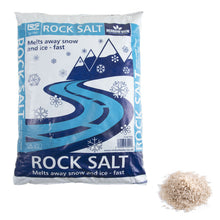 Load image into Gallery viewer, White Rock Salt 20kg High Quality Bag Grit Snow Frost Ice Roads Paths Deicer