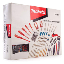 Load image into Gallery viewer, Makita Electricians Tool Set 96 Piece Pliers Insulated Screwdrivers P-51851