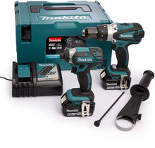 Load image into Gallery viewer, Makita DLX2145TJ 18V Li-ion LXT 2 Piece Combo Kit DHP458Z DTD152Z