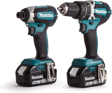 Load image into Gallery viewer, Makita DLX2180TJ 18 V Li-ion LXT Brushless 2 Piece Combo Kit DHP484Z DTD153Z