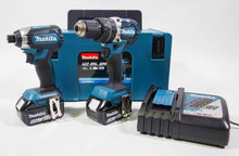 Load image into Gallery viewer, Makita DLX2180TJ 18 V Li-ion LXT Brushless 2 Piece Combo Kit DHP484Z DTD153Z