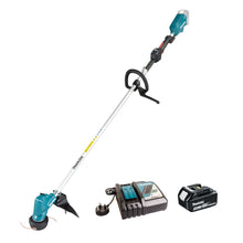 Load image into Gallery viewer, Makita DUR190LRT8 18v LXT Brushless Loop Handle Line Trimmer With 1x 5.0Ah Battery and charger