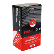 Load image into Gallery viewer, TIMCO FirmaHold Collated 16 Gauge Angled Galvanised Brad Nails - 16g All Sizes Box OF 2000 Pieces