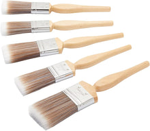 Load image into Gallery viewer, Fit4TheJob 5 piece Diamond DIY Paint Brush Set Emulsion Gloss Satin Paints

