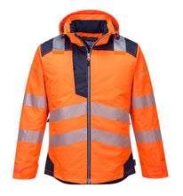 Load image into Gallery viewer, Portwest T400 PW3 Hi Vis Winter Jacket Waterproof Reflective Safety Work Coat
