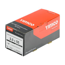 Load image into Gallery viewer, TIMCO Drywall Self-Drilling Bugle Head Silver Screws - 3.5 x 25 Box OF 1000 - 00025PSDD