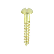 Load image into Gallery viewer, TIMCO Solid Brass Round Head Woodscrews - 8 x 1 Box OF 200 - 00081RBS