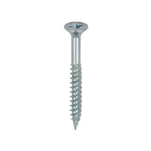 Load image into Gallery viewer, TIMCO Twin-Threaded Countersunk Silver Woodscrews - 8 x 1 1/2 Box OF 200 - 08112CWZ