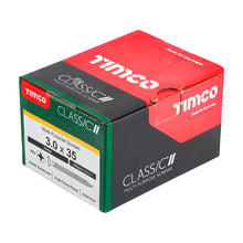 Load image into Gallery viewer, TIMCO Classic Multi-Purpose Countersunk Gold Woodscrews - 3.0 x 12 Box OF 200 - 30012CLAF