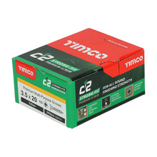 Load image into Gallery viewer, TIMCO C2 Strong-Fix Multi-Purpose Premium Countersunk Gold Woodscrews - 3.5 x 12 Box OF 200 - 35012C2