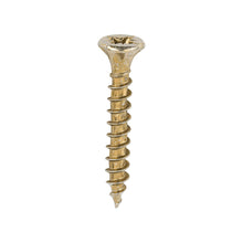 Load image into Gallery viewer, TIMCO Velocity Premium Multi-Use Countersunk Gold Woodscrews - 3.5 x 25 Box OF 200 - 35025VY