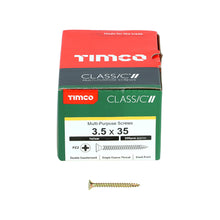 Load image into Gallery viewer, TIMCO Classic Multi-Purpose Countersunk Gold Woodscrews - 3.5 x 35 Box OF 200 - 35035CLAF