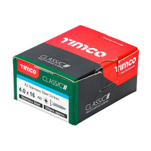 Load image into Gallery viewer, TIMCO Classic Multi-Purpose Countersunk A2 Stainless Steel Woodcrews - 4.0 x 16 Box OF 200 - 40016CLASS
