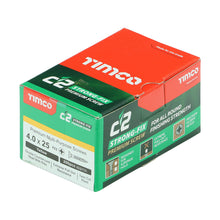 Load image into Gallery viewer, TIMCO C2 Strong-Fix Multi-Purpose Premium Countersunk Gold Woodscrews - 3.5 x 12 Box OF 200 - 35012C2