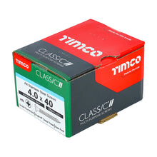 Load image into Gallery viewer, TIMCO Classic Multi-Purpose Countersunk A4 Stainless Steel Woodcrews - 3.0 x 16 Box OF 200 - 30016CLA4