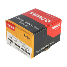 Load image into Gallery viewer, TIMCO Solo Countersunk Gold Woodscrews - 4.0 x 45 Box OF 200 - 40045SOLOC