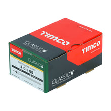 Load image into Gallery viewer, TIMCO Classic Multi-Purpose Countersunk Gold Woodscrews - 4.0 x 60 Box OF 200 - 40060CLAF