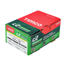 Load image into Gallery viewer, TIMCO C2 Strong-Fix Multi-Purpose Premium Countersunk Gold Woodscrews - 3.5 x 12 Box OF 200 - 35012C2