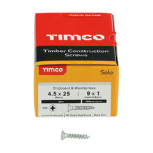 Load image into Gallery viewer, TIMCO Solo Countersunk Silver Woodscrews - 3.0 x 12 Box OF 200 - 30012SOLOZ