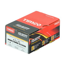 Load image into Gallery viewer, TIMCO Velocity Premium Multi-Use Countersunk Gold Woodscrews - 4.5 x 60 Box OF 200 - 45060VY