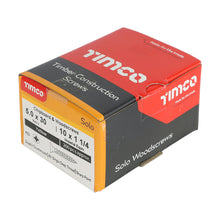 Load image into Gallery viewer, TIMCO Solo Countersunk Gold Woodscrews - 5.0 x 30 Box OF 200 - 50030SOLOC