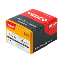 Load image into Gallery viewer, TIMCO Solo Countersunk Gold Woodscrews - 5.0 x 35 Box OF 200 - 50035SOLOC