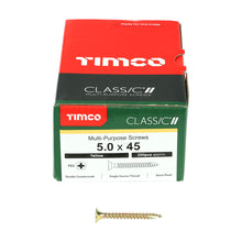 Load image into Gallery viewer, TIMCO Classic Multi-Purpose Countersunk Gold Woodscrews - 3.0 x 12 Box OF 200 - 30012CLAF