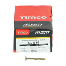Load image into Gallery viewer, TIMCO Velocity Premium Multi-Use Countersunk Gold Woodscrews, All Sizes