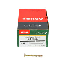 Load image into Gallery viewer, TIMCO Classic Multi-Purpose Countersunk Gold Woodscrews - All Sizes