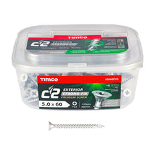 Load image into Gallery viewer, TIMCO C2 Exterior Multi-Purpose Premium Countersunk Silver Woodscrews - 4.0 x 30 Tub OF 400 - 40030C2S