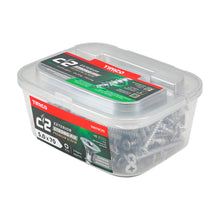 Load image into Gallery viewer, TIMCO C2 Exterior Multi-Purpose Premium Countersunk Silver Woodscrews - 5.0 x 70 Tub OF 120 - 50070C2S