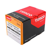 Load image into Gallery viewer, TIMCO Solo Countersunk Gold Woodscrews - 5.0 x 70 Box OF 200 - 50070SOLOC
