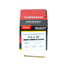 Load image into Gallery viewer, TIMCO Velocity Premium Multi-Use Countersunk Gold Woodscrews, All Sizes