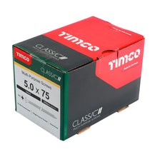 Load image into Gallery viewer, TIMCO Classic Multi-Purpose Countersunk Gold Woodscrews - 3.0 x 12 Box OF 200 - 30012CLAF