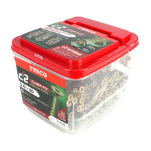 Load image into Gallery viewer, TIMCO C2 Clamp-Fix Multi-Purpose Premium Countersunk Gold Woodscrews - 4.0 x 50 Box OF 200 - 40050C2C