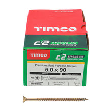 Load image into Gallery viewer, TIMCO C2 Strong-Fix Multi-Purpose Premium Countersunk Gold Woodscrews - 3.5 x 12 Box OF 200 - 35012C2