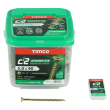 Load image into Gallery viewer, TIMCO C2 Strong-Fix Multi-Purpose Premium Countersunk Gold Woodscrews,All Sizes