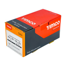 Load image into Gallery viewer, TIMCO Solo Countersunk Silver Woodscrews - 6.0 x 70 Box OF 200 - 60070SOLOZ