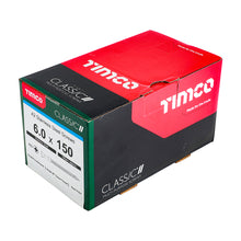 Load image into Gallery viewer, TIMCO Classic Multi-Purpose Countersunk A2 Stainless Steel Woodcrews - 6.0 x 150 Box OF 100 - 60150CLASS