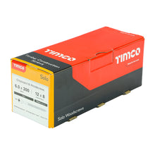 Load image into Gallery viewer, TIMCO Solo Countersunk Silver Woodscrews - 6.0 x 200 Box OF 100 - 60200SOLOZ