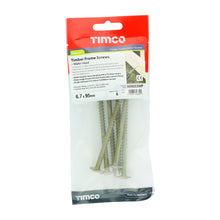 Load image into Gallery viewer, TIMCO Wafer Head Exterior Green Timber Screws - 6.7 x 95 TIMpac OF 6 - 95INDEXWP