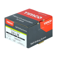 Load image into Gallery viewer, TIMCO Self-Drilling Light Section A2 Stainless Steel Bi-Metal Screws - 5.5 x 38 Box OF 100 - BML38