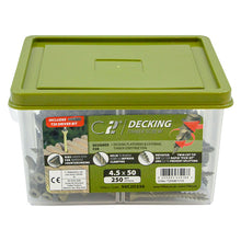 Load image into Gallery viewer, TIMCO C2 Deck-Fix Premium Countersunk Green Decking Screws, All Sizes,250pcs