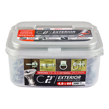 Load image into Gallery viewer, TIMCO C2 Exterior Multi-Purpose Premium Countersunk Silver Woodscrews - 4.0 x 30 Tub OF 400 - 40030C2S