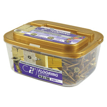 Load image into Gallery viewer, TIMCO C2 Flooring-Fix Premium Flooring & MDF Gold Woodscrews - 4.2 x 55 Tub OF 250 - 42055C2MDF