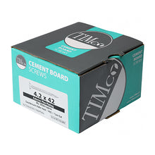 Load image into Gallery viewer, TIMCO Twin-Cut Cement Board Countersunk Exterior Silver Screws - 4.2 x 42 Box OF 200 - 217796